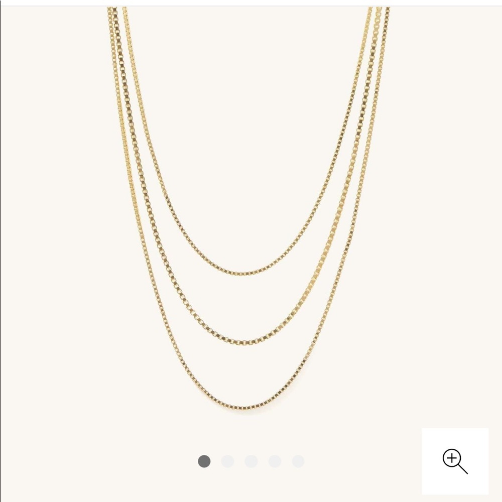 Mejuri Layered 3 Strand Necklace